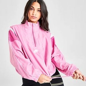 Pink & White Nike Sportswear Windbreaker